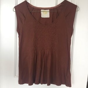 Super detailed and soft Anthropologie top XS